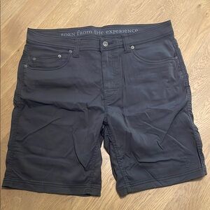 Prana Gray Flat Front Shorts Casual Style